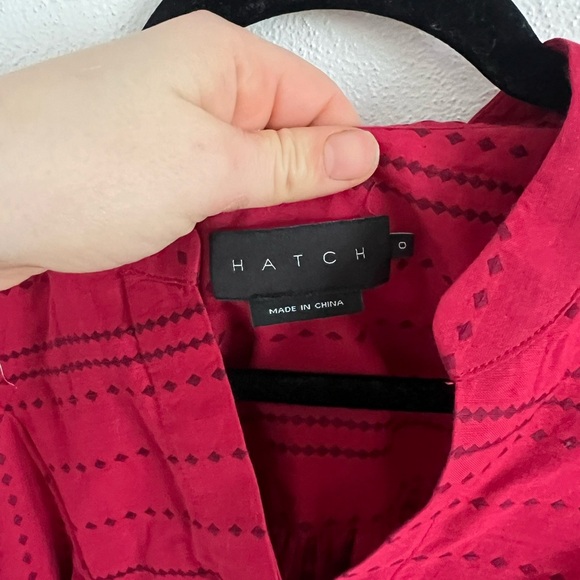 Hatch Pink Peasant Blouse, size 0 - Picture 3 of 7